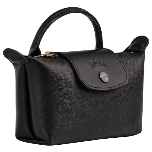 Longchamp Le Pliage City Canvas Women's Pouches Black | 296-LTSHGC