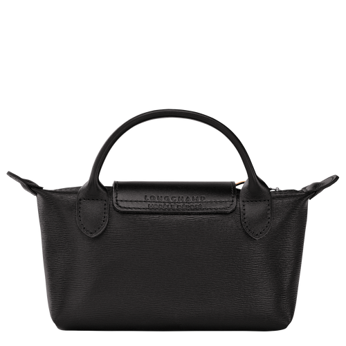 Longchamp Le Pliage City Canvas Women's Pouches Black | 296-LTSHGC