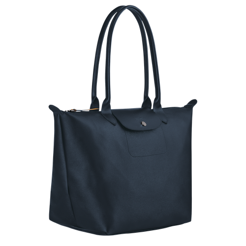 Longchamp Le Pliage City L Canvas Women's Shoulder Bags Blue | 718-SWDXOQ