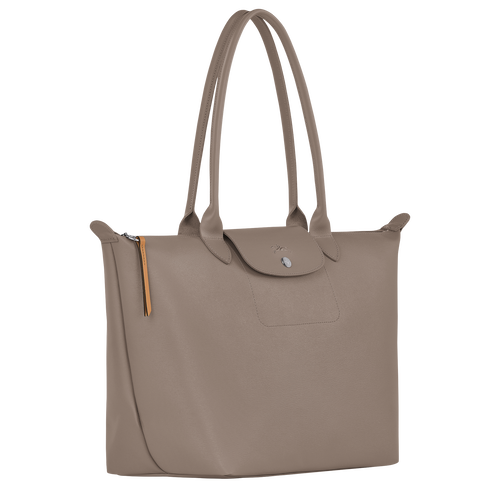 Longchamp Le Pliage City L Canvas Women's Shoulder Bags Beige | 943-HWOYRD