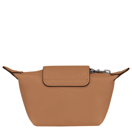 Longchamp Le Pliage Cuir Leather Men's Coin Purses Beige | 360-IQPTWM