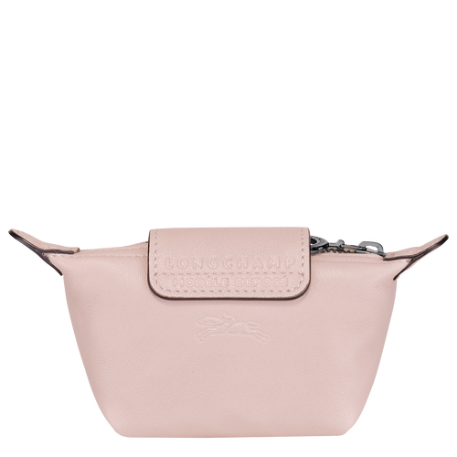 Longchamp Le Pliage Cuir Leather Men's Coin Purses Pink | 875-NPFUAI