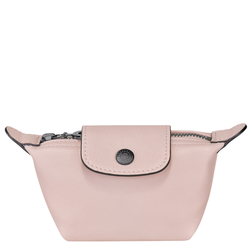 Longchamp Le Pliage Cuir Leather Men\'s Coin Purses Pink | 875-NPFUAI