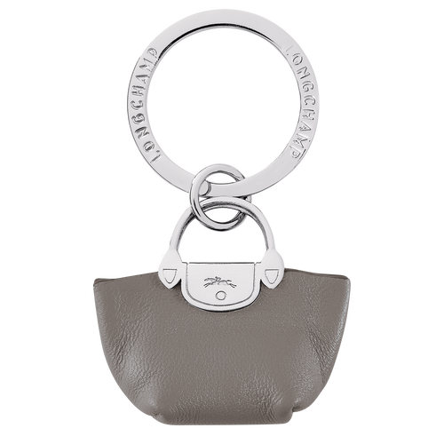 Longchamp Le Pliage Cuir Leather Men\'s Key Rings Grey | 894-HBWEMS