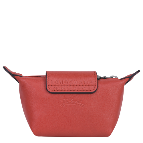 Longchamp Le Pliage Cuir Leather Women's Coin Purses Orange | 053-DVFPMO