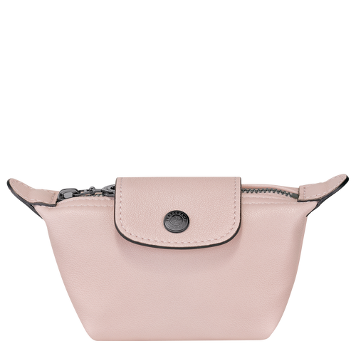 Longchamp Le Pliage Cuir Leather Women\'s Coin Purses Pink | 053-ZPCNXW