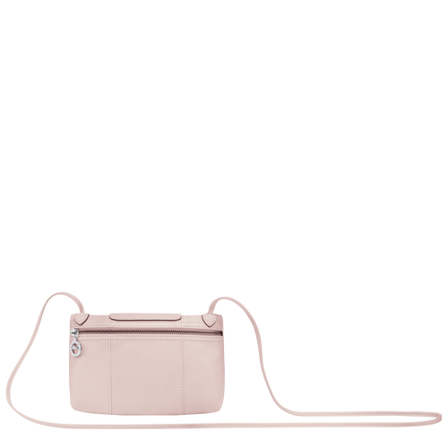 Longchamp Le Pliage Cuir Leather Women's Crossbody Bags Pink | 173-UFMALY