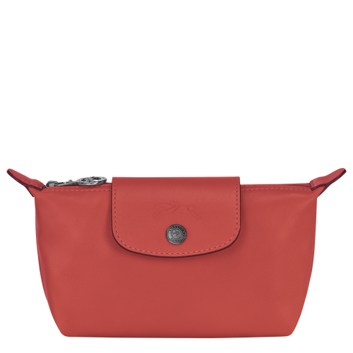 Longchamp Le Pliage Cuir Leather Women\'s Pouches Orange | 468-ZWSBIN