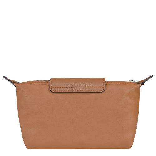 Longchamp Le Pliage Cuir Leather Women's Pouches Beige | 645-TPEKFX