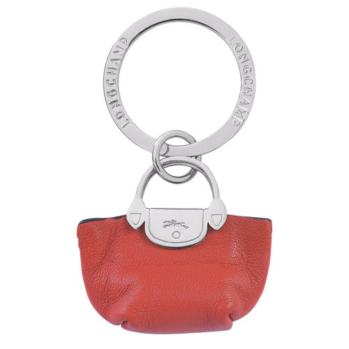 Longchamp Le Pliage Cuir Leather Women\'s Key Rings Orange | 732-BVMWYG