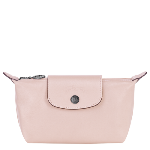 Longchamp Le Pliage Cuir Leather Women\'s Pouches Pink | 986-JNQTYM