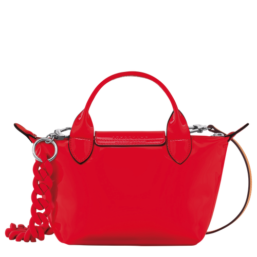 Longchamp Le Pliage Cuir XS Leather Women's Top-handle Bags Red | 470-KWRUNM