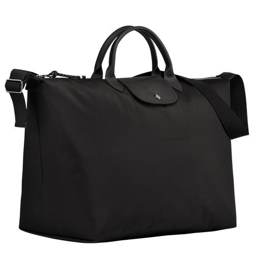 Longchamp Le Pliage Energy Canvas, Recycled canvas Women's Travel Bags Black | 035-ZBYHGT