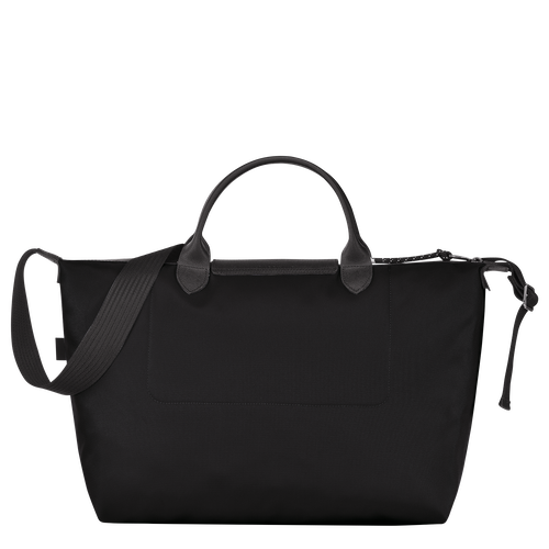 Longchamp Le Pliage Energy L Canvas, Recycled canvas Men's Handbag Black | 196-KQDHUC