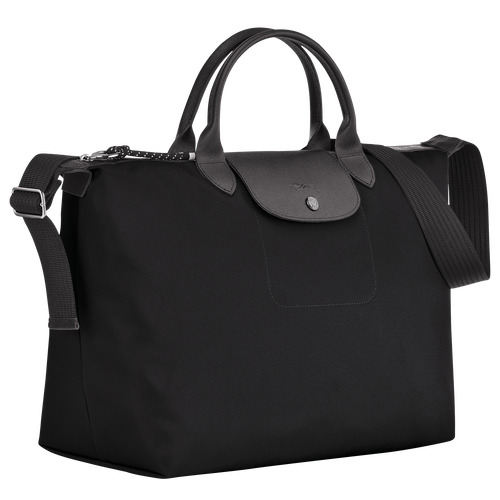 Longchamp Le Pliage Energy L Canvas, Recycled canvas Women's Top-handle Bags Black | 254-WRMOAF