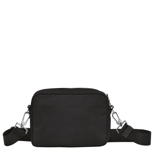 Longchamp Le Pliage Energy S Canvas, Recycled canvas Men's Crossbody Bags Black | 362-RTVLBG