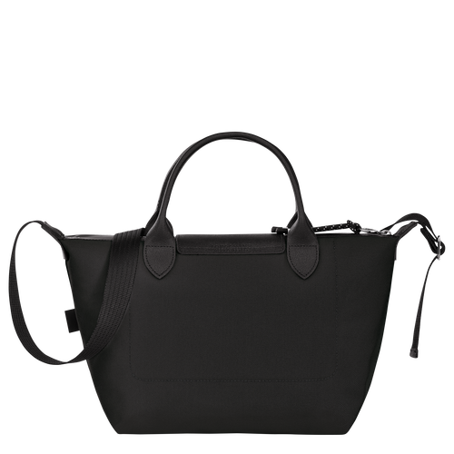 Longchamp Le Pliage Energy S Canvas, Recycled canvas Women's Top-handle Bags Black | 695-EPZGAD