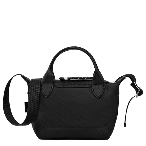 Longchamp Le Pliage Energy XS Canvas, Recycled canvas Women's Top-handle Bags Black | 192-WNIOJZ