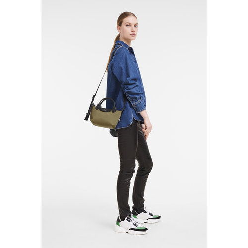 Longchamp Le Pliage Energy XS Canvas, Recycled canvas Women's Top-handle Bags Green | 576-QPGWCS