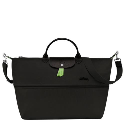 Longchamp Le Pliage Green Canvas, Recycled canvas Men's Travel Bags Black | 015-ZWPMTE