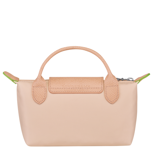 Longchamp Le Pliage Green Canvas, Recycled canvas Women's Pouches Pink | 027-XGZCDU