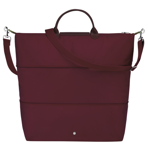 Longchamp Le Pliage Green Canvas, Recycled canvas Men's Travel Bags Red | 072-THEVKJ