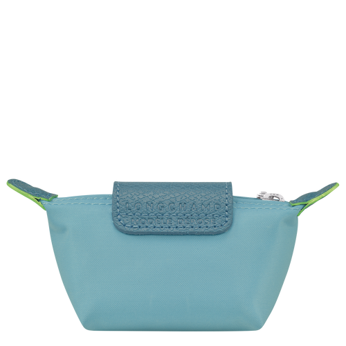 Longchamp Le Pliage Green Canvas, Recycled canvas Men's Coin Purses Blue | 104-SMHAWD