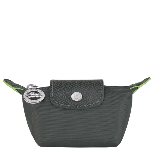 Longchamp Le Pliage Green Canvas, Recycled canvas Women\'s Coin Purses Grey | 124-HWRDKC