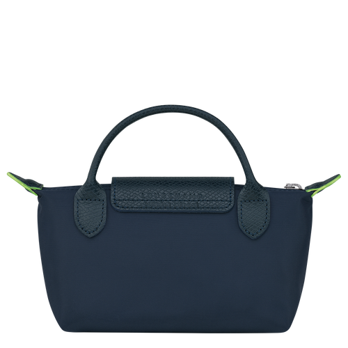 Longchamp Le Pliage Green Canvas, Recycled canvas Women's Pouches Blue | 135-LGYTCO