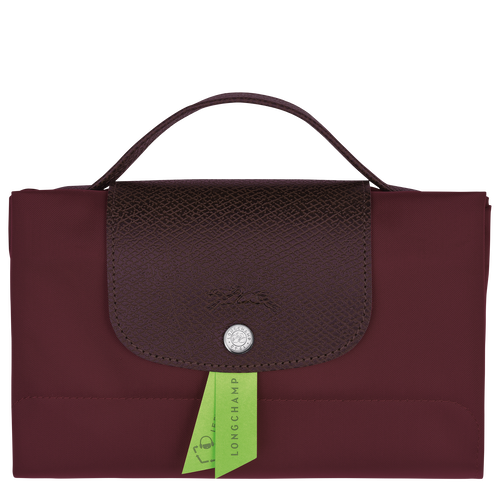 Longchamp Le Pliage Green Canvas, Recycled canvas Women's Briefcase Red | 217-BFZKJD