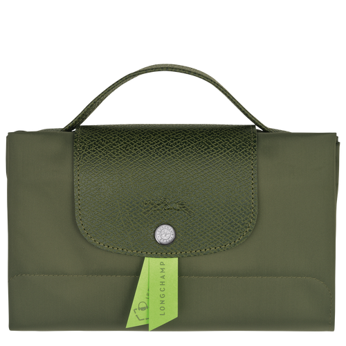 Longchamp Le Pliage Green Canvas, Recycled canvas Men's Briefcase Green | 598-WOJZDR