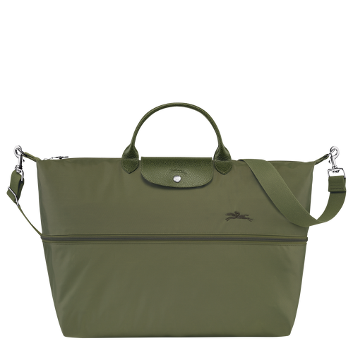 Longchamp Le Pliage Green Canvas, Recycled canvas Men's Travel Bags Green | 614-VZUAFE