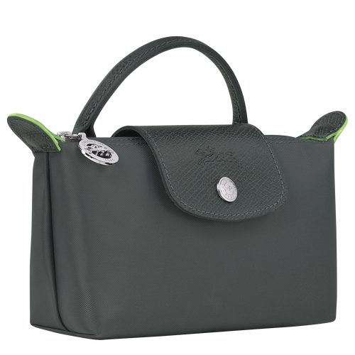 Longchamp Le Pliage Green Canvas, Recycled canvas Women's Pouches Grey | 628-VLRCDW