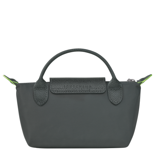 Longchamp Le Pliage Green Canvas, Recycled canvas Women's Pouches Grey | 628-VLRCDW