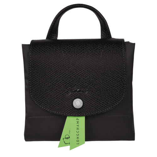 Longchamp Le Pliage Green Canvas, Recycled canvas Women's Backpacks Black | 670-TDQMOB