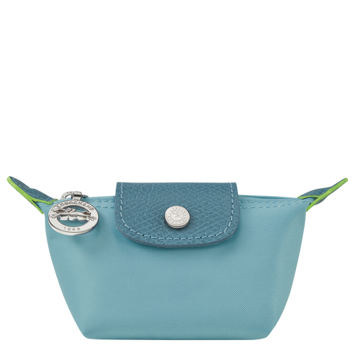 Longchamp Le Pliage Green Canvas, Recycled canvas Women\'s Coin Purses Blue | 726-DGWJIM