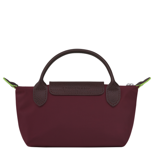 Longchamp Le Pliage Green Canvas, Recycled canvas Women's Pouches Red | 741-PUFAHX