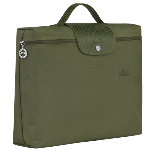 Longchamp Le Pliage Green Canvas, Recycled canvas Women's Briefcase Green | 748-BDIRHC