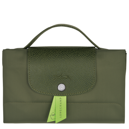 Longchamp Le Pliage Green Canvas, Recycled canvas Women's Briefcase Green | 748-BDIRHC