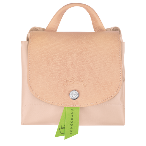 Longchamp Le Pliage Green Canvas, Recycled canvas Women's Backpacks Pink | 750-AXYERT