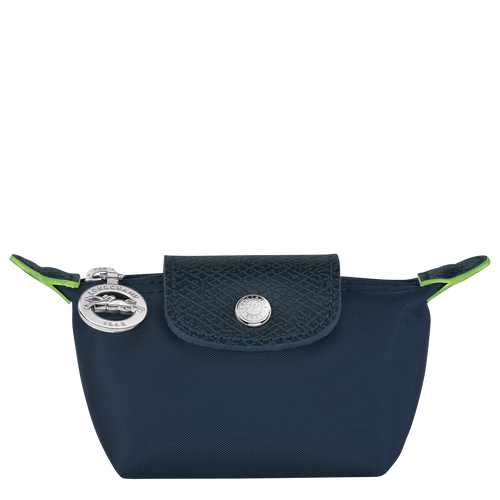 Longchamp Le Pliage Green Canvas, Recycled canvas Men\'s Coin Purses Blue | 879-EQDJMR