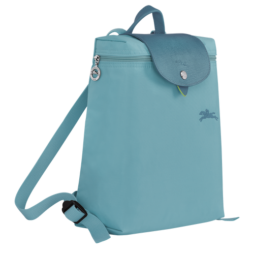 Longchamp Le Pliage Green Canvas, Recycled canvas Women's Backpacks Blue | 952-UWNFXV