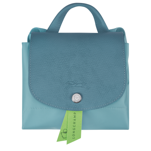 Longchamp Le Pliage Green Canvas, Recycled canvas Women's Backpacks Blue | 952-UWNFXV