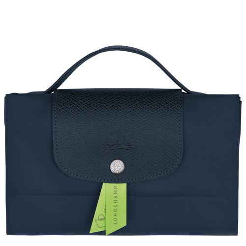 Longchamp Le Pliage Green Canvas, Recycled canvas Women's Briefcase Blue | 980-CLQOJT