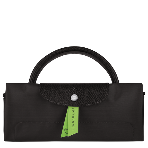 Longchamp Le Pliage Green L Canvas, Recycled canvas Men's Travel Bags Black | 071-CFPSBZ