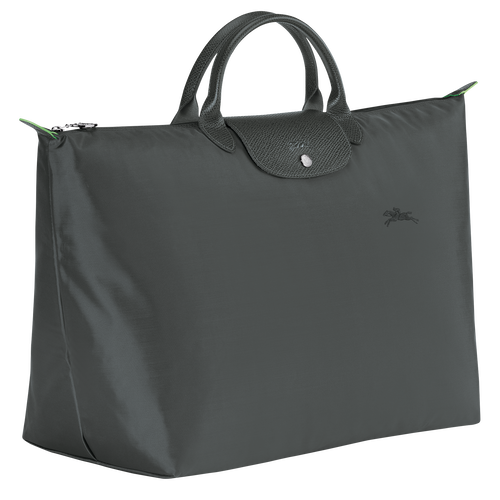 Longchamp Le Pliage Green L Canvas, Recycled canvas Women's Travel Bags Grey | 086-LCFMUN