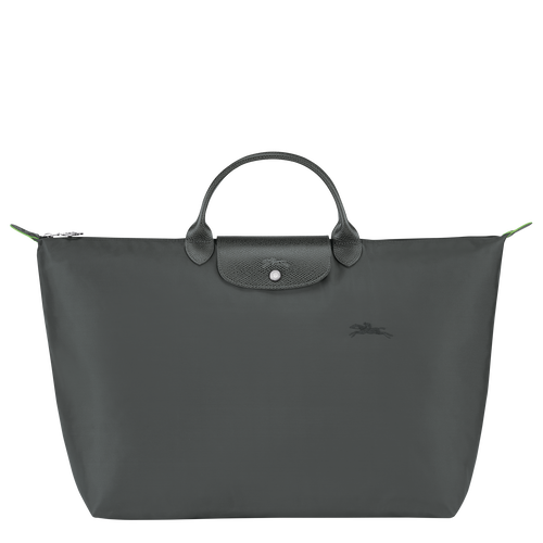 Longchamp Le Pliage Green L Canvas, Recycled canvas Women\'s Travel Bags Grey | 086-LCFMUN