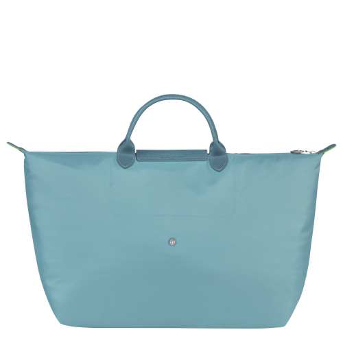 Longchamp Le Pliage Green L Canvas, Recycled canvas Men's Travel Bags Blue | 098-WXDTRF