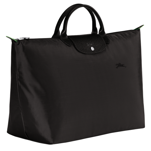 Longchamp Le Pliage Green L Canvas, Recycled canvas Women's Travel Bags Black | 246-ITMHSQ