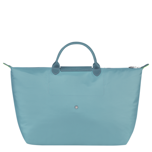 Longchamp Le Pliage Green L Canvas, Recycled canvas Women's Travel Bags Blue | 395-KCNOVG